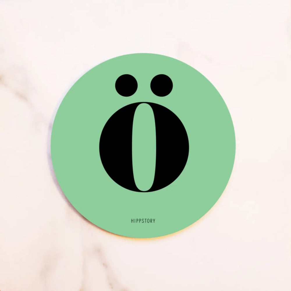 Ö • Mushroom Brown Coaster • Hippstory