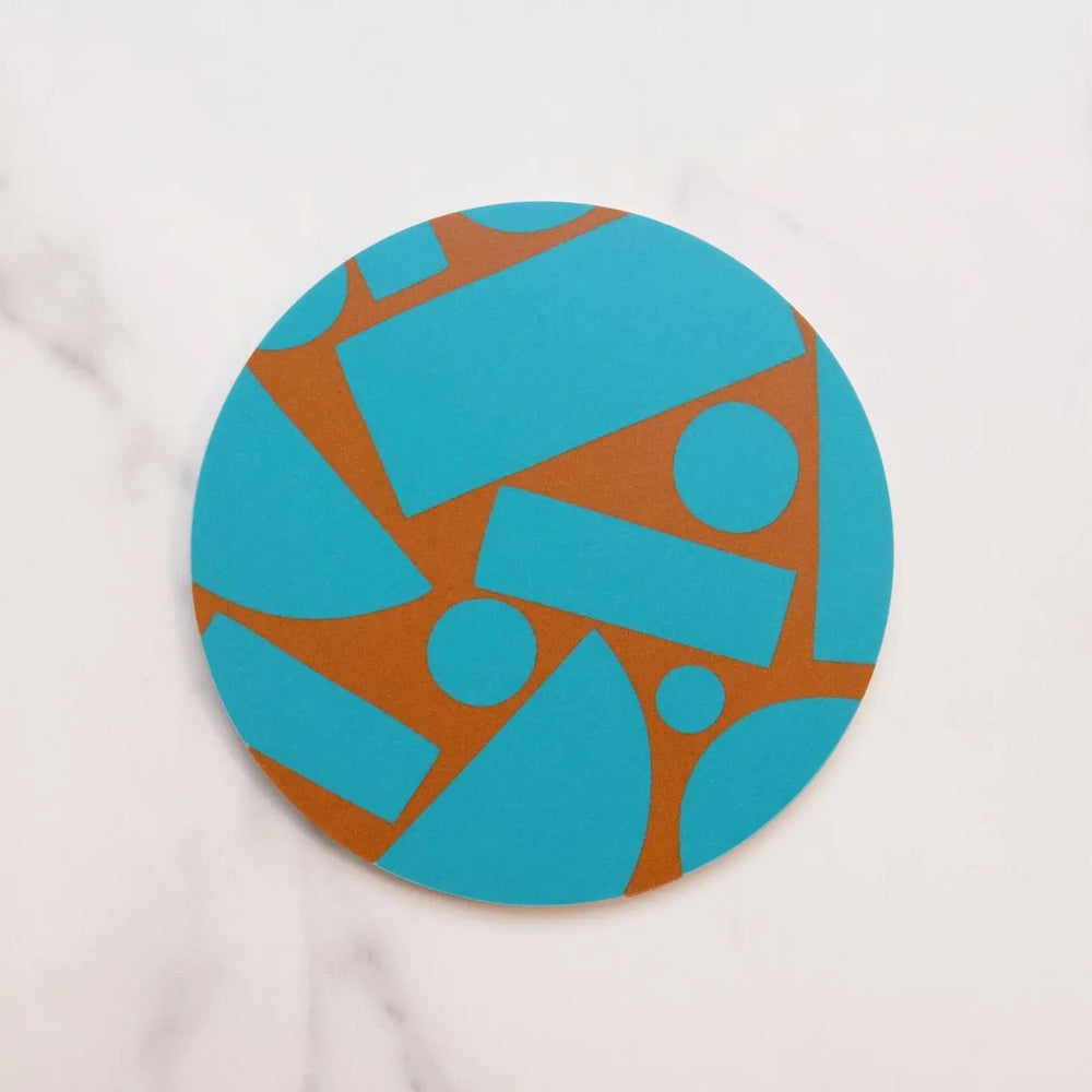 
                  
                    V • Teal Puzzle Coaster • Hippstory
                  
                