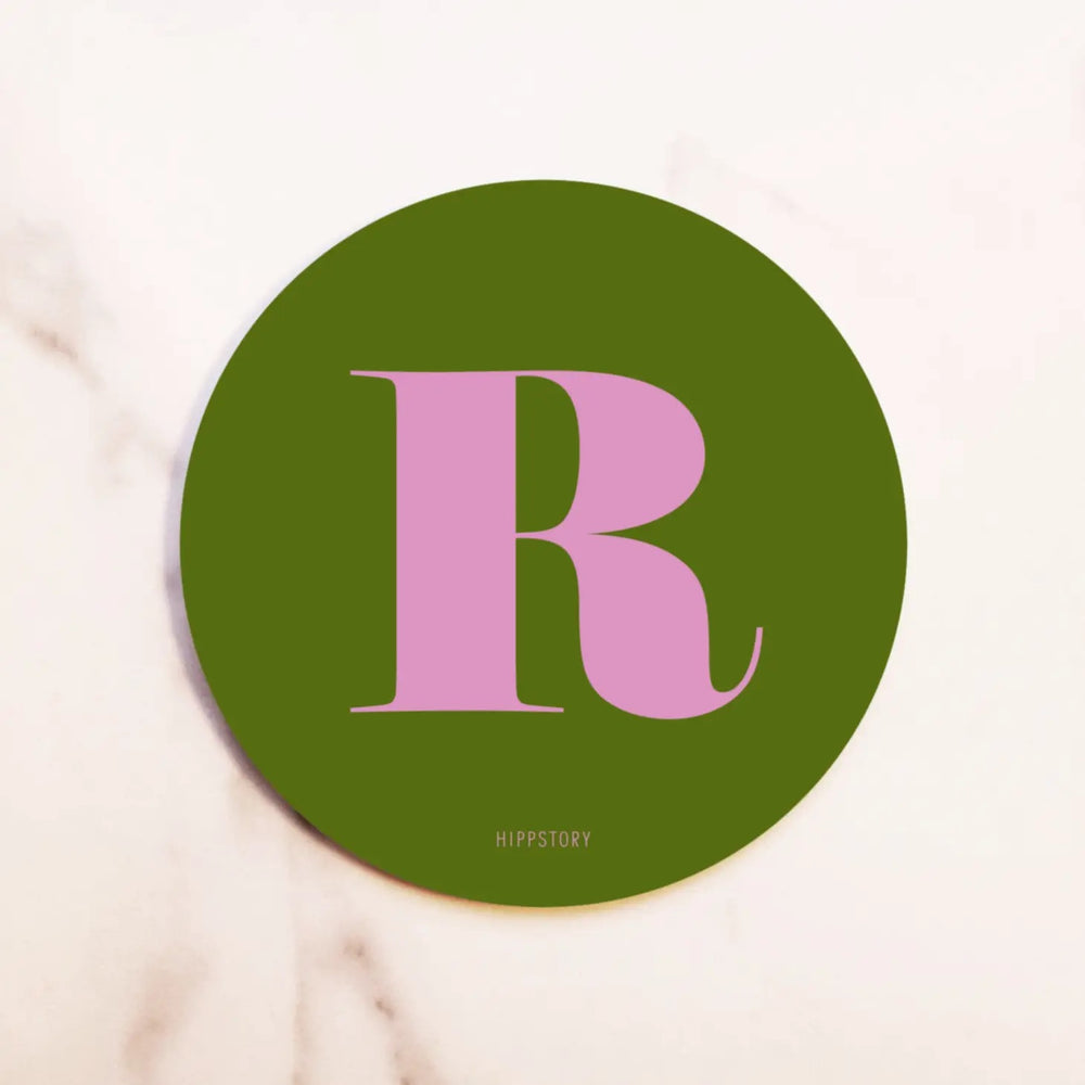 R • Pink Confetti Coaster • Hippstory