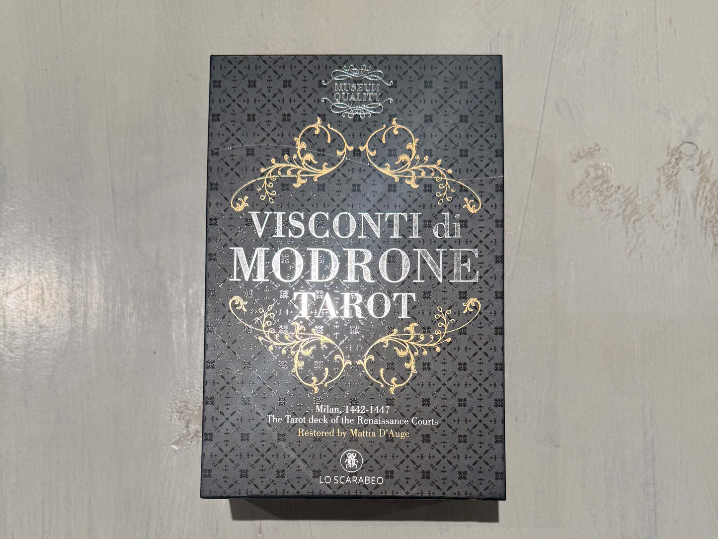 
                  
                    Visconti di Modrone TAROT (Museum Quality) • Lo Scarabeo
                  
                
