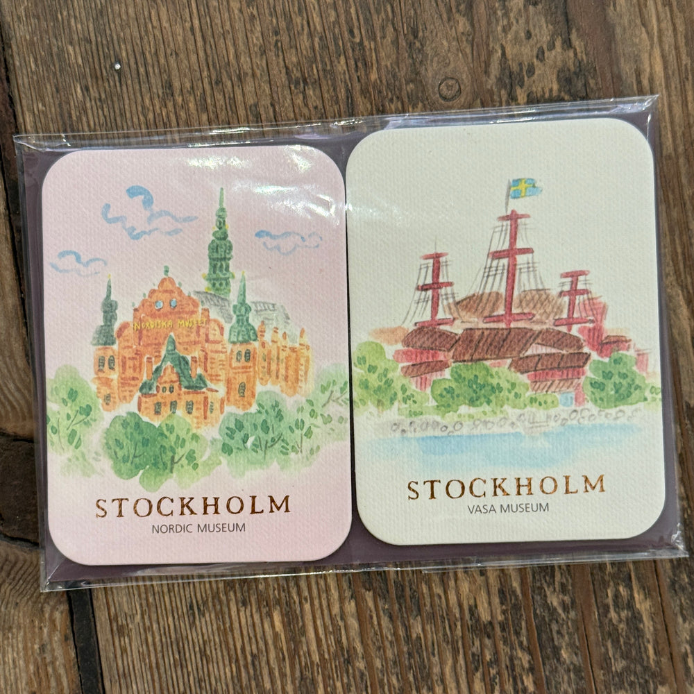 Stockholm magnets x 2