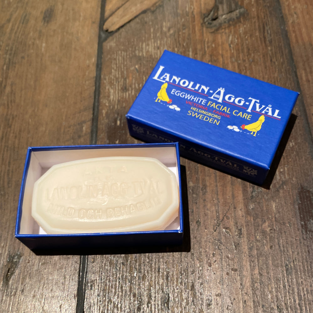 Äkta Lanolin-Ägg-Tvål 50g • Victoria Scandinavian soap