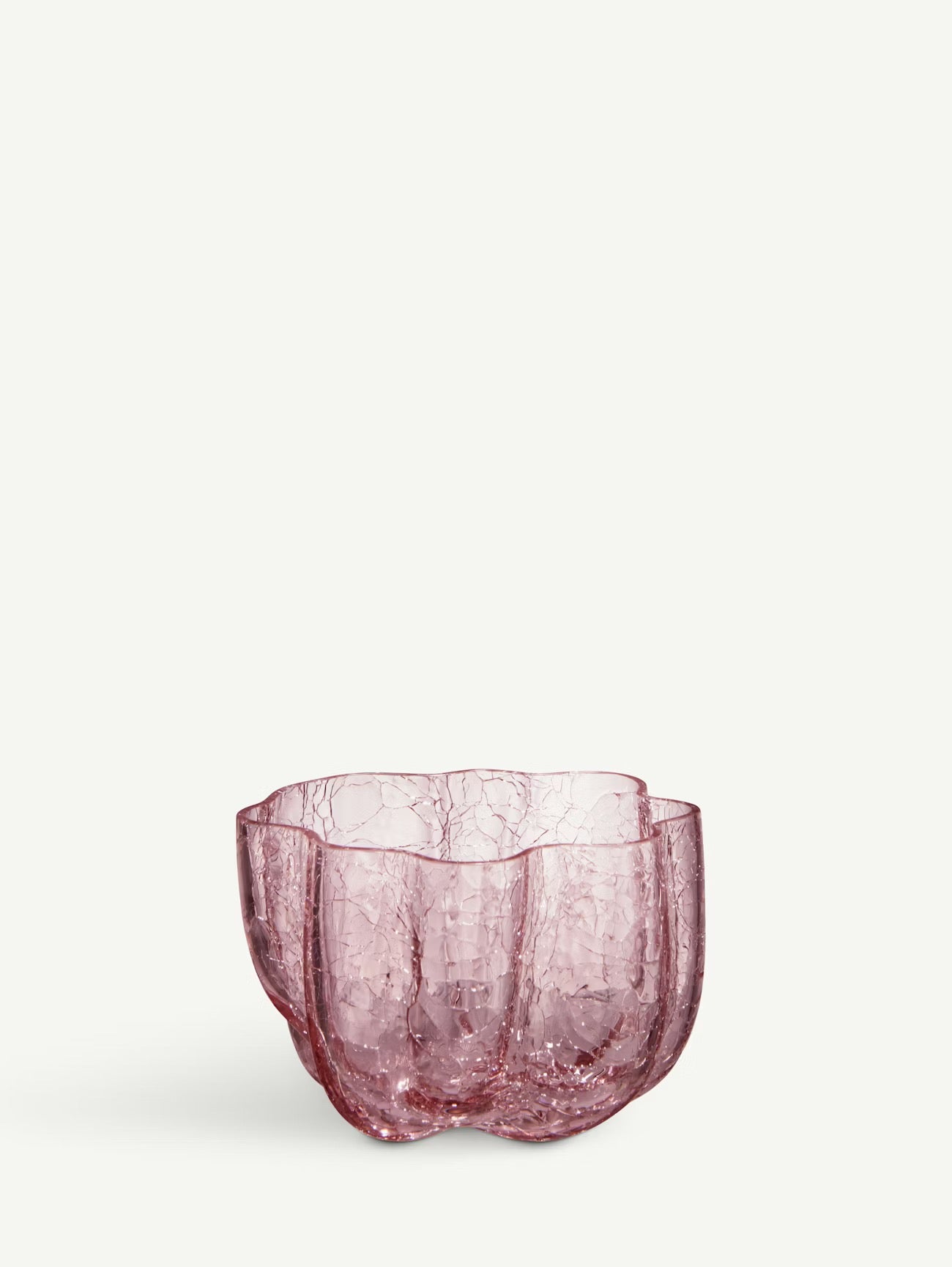 
                  
                    Crackle ljuslykta 58 mm, Pink • Kosta Boda
                  
                