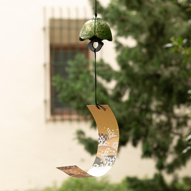 
                  
                    Grön, Hana Furin, tempelklocka
                  
                