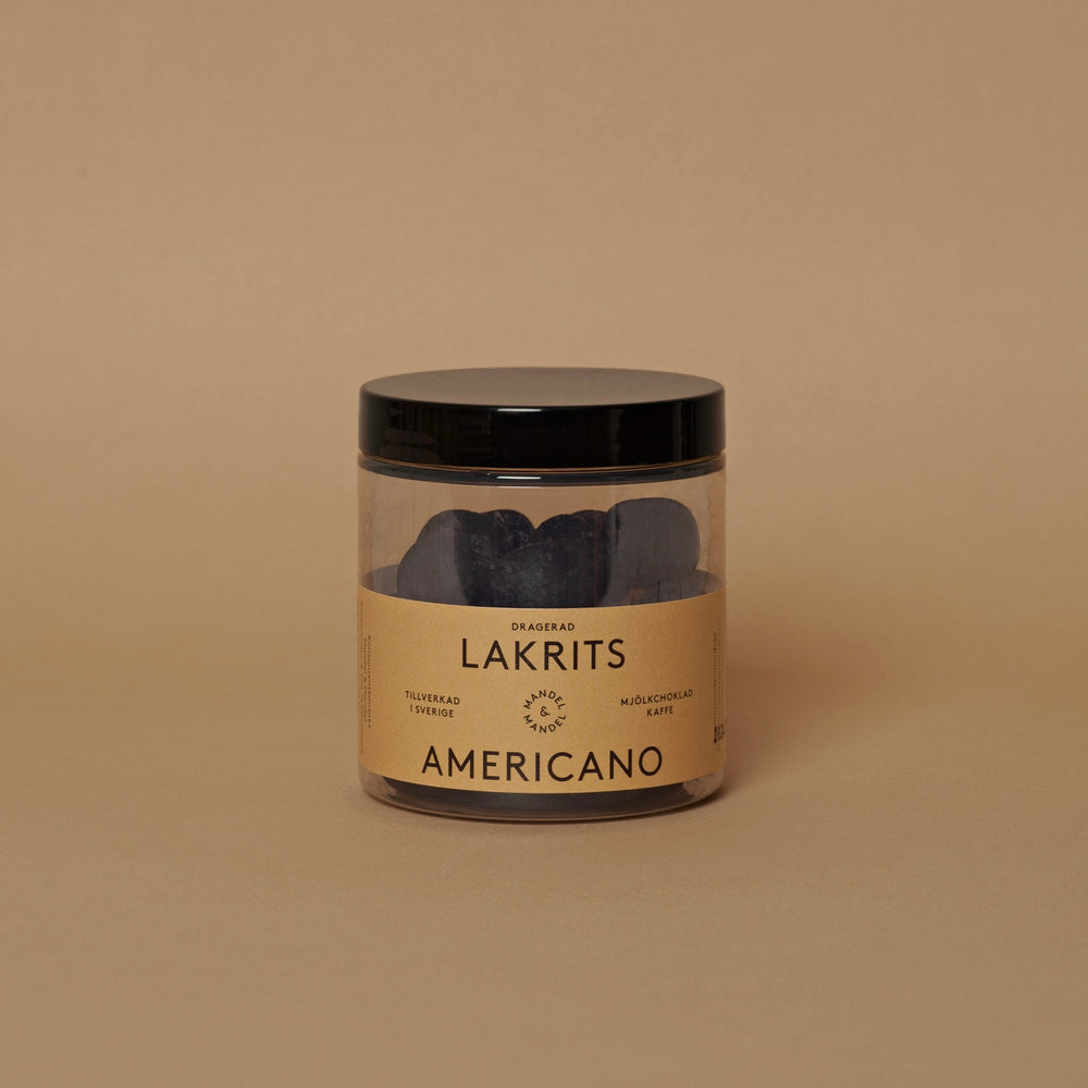 Lakrits Americano • Dragerad lakrits