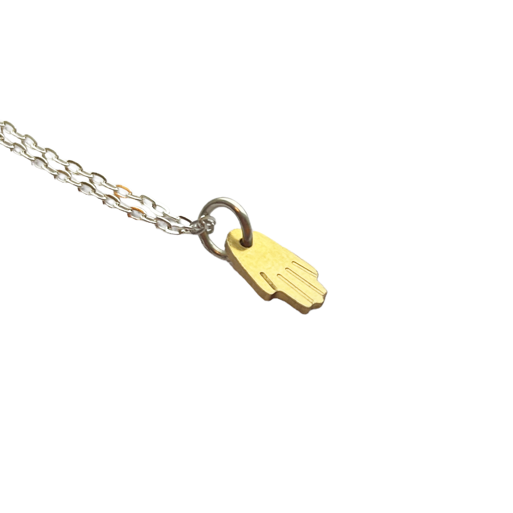 Hands Charm (berlock) • gold (brass)