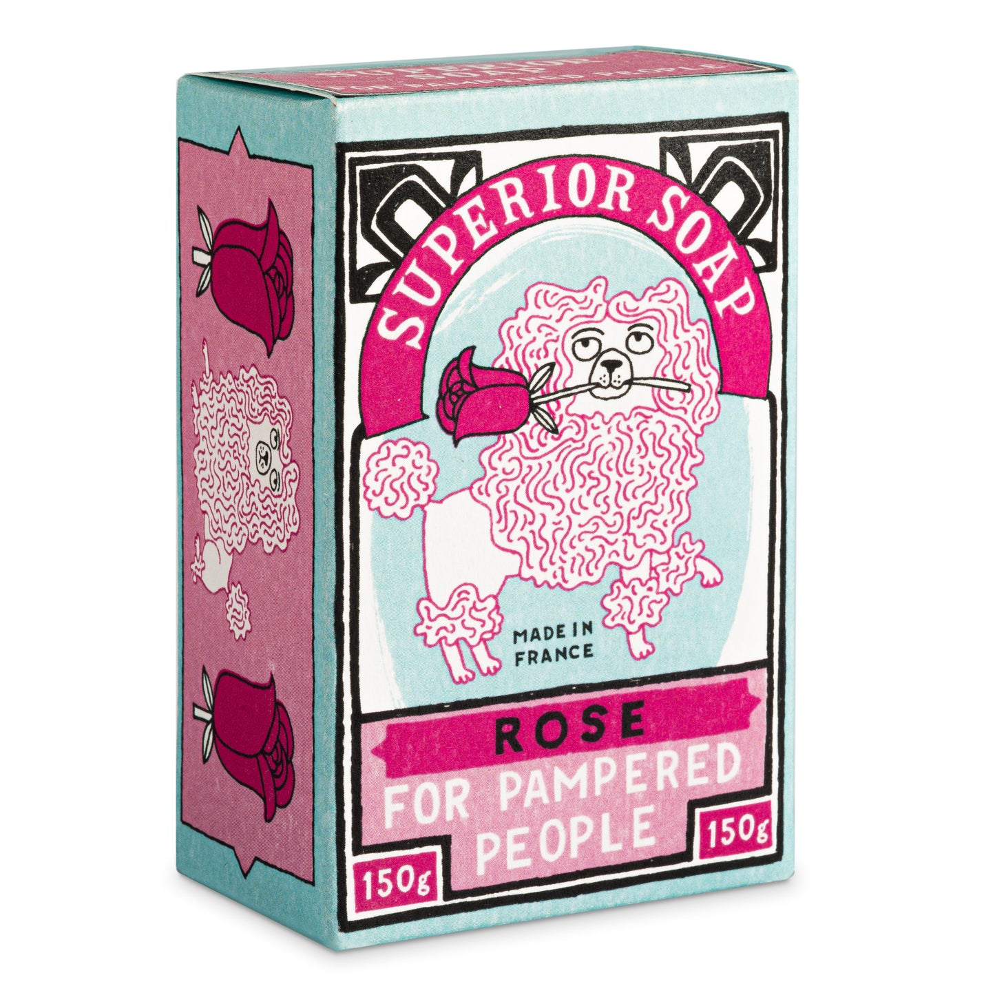 
                  
                    Superior Soap for Pampered People • Rose
                  
                