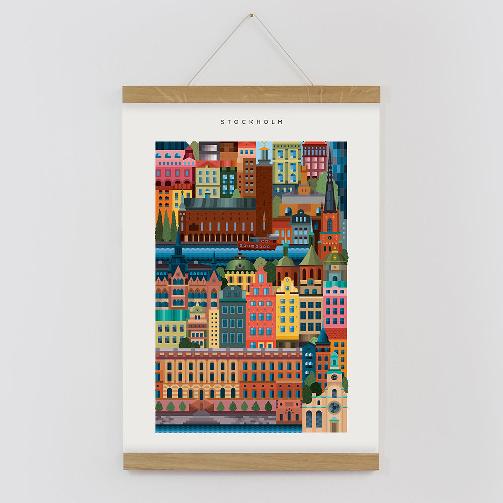 Stockholm Poster • The City Works