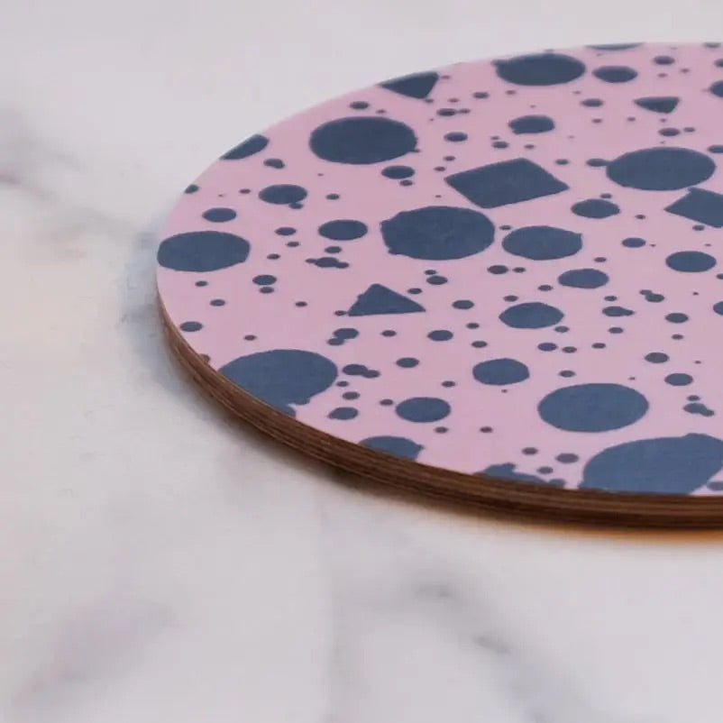 
                  
                    R • Pink Confetti Coaster • Hippstory
                  
                