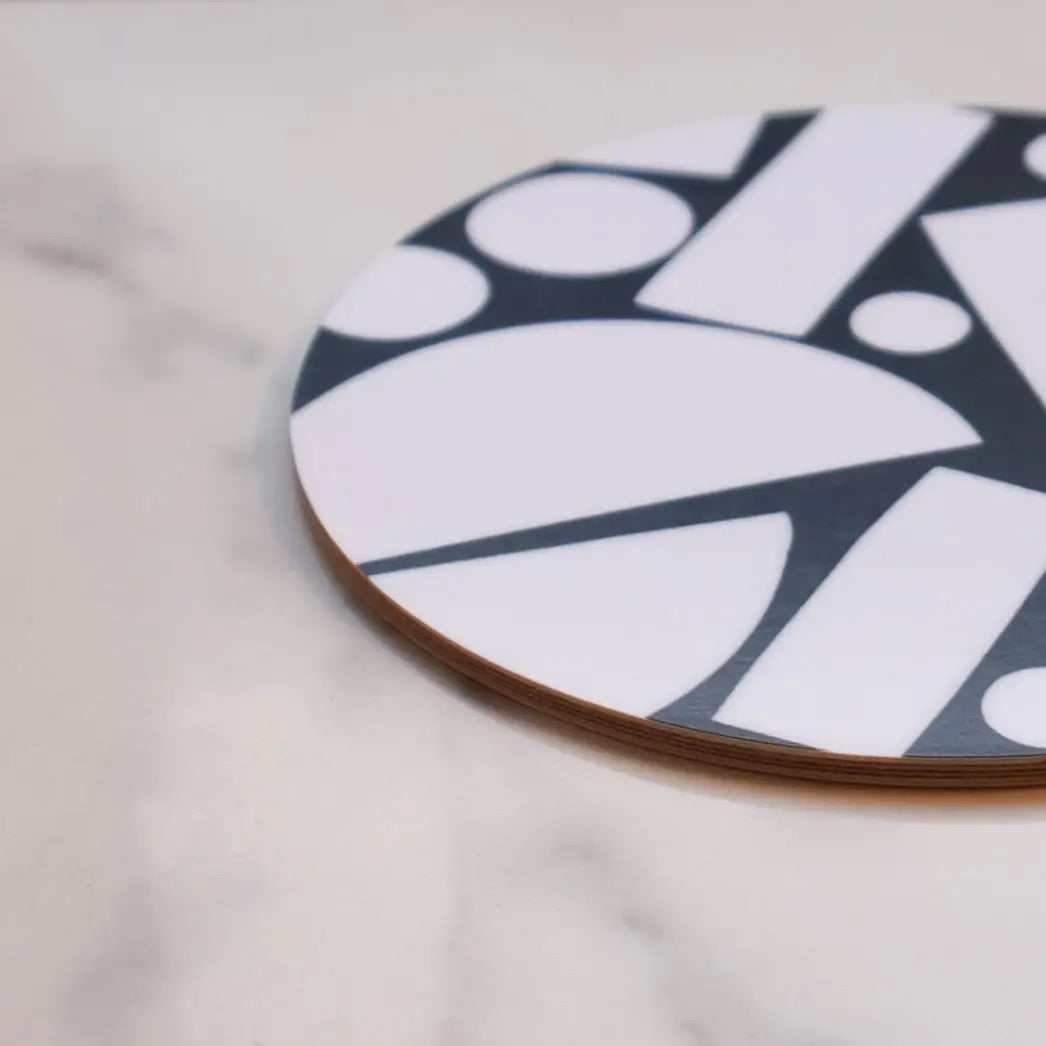 
                  
                    N • White Puzzle Coaster • Hippstory
                  
                