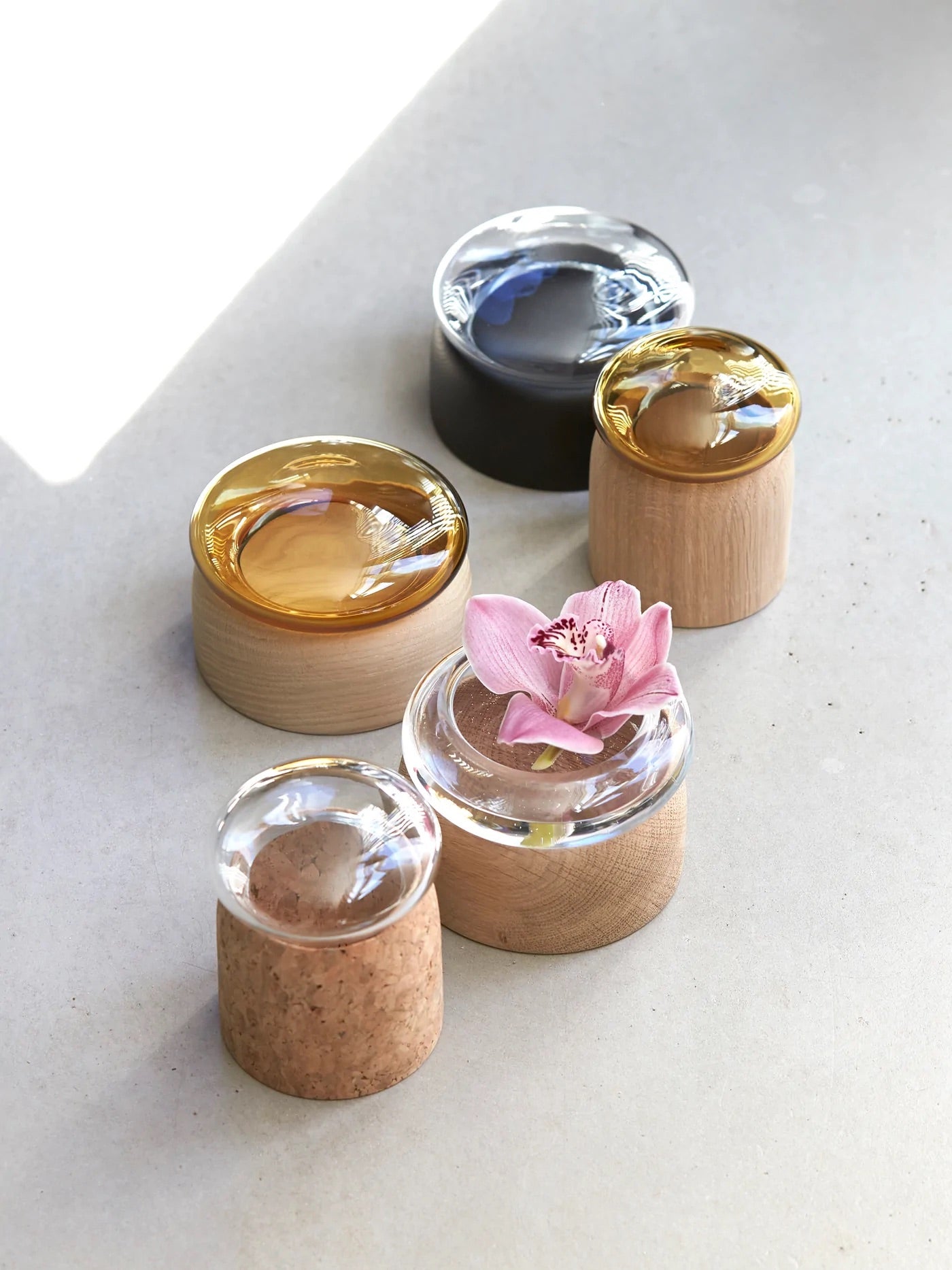 
                  
                    Boletus burk 9 cm, kork/glas
                  
                